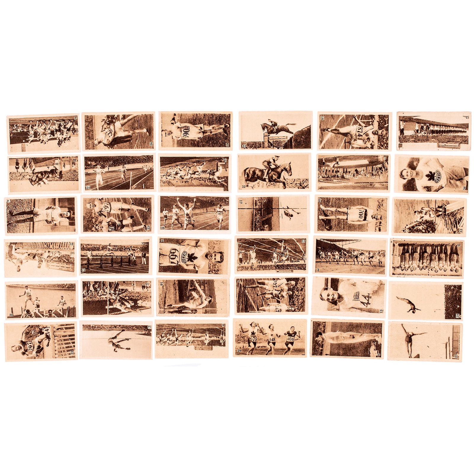 1928 COMPLETE SET OF 36, GODFREY