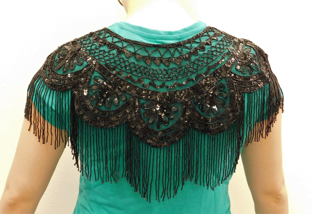 1930 BEADED FLAPPER SHAWL United