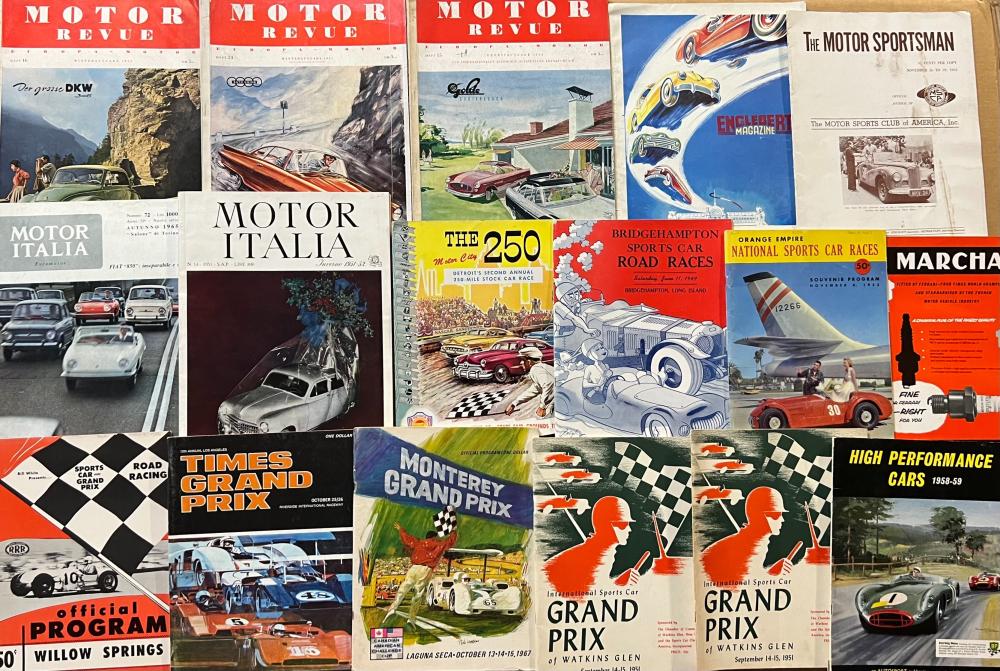 1930’S-1960’S SPORTS CAR RELATED