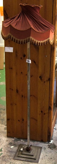 1930s Art Deco Chrome Lampstand