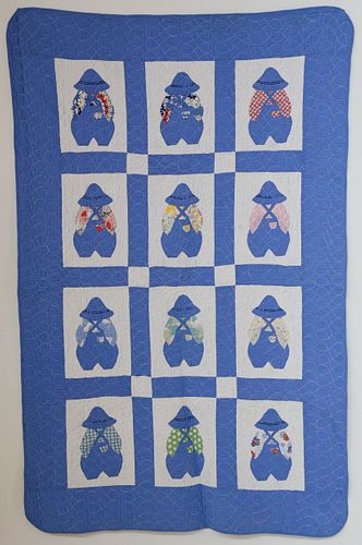 1930S BLUE AND WHITE, "LITTLE