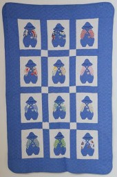 1930S BLUE AND WHITE, "LITTLE