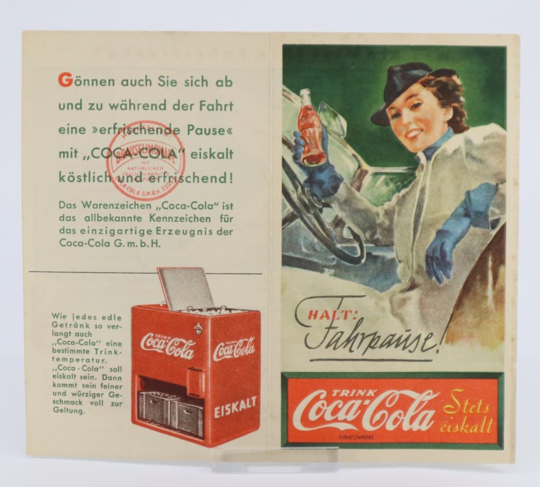 1930'S GERMAN COCA COLA AUTOBAHN