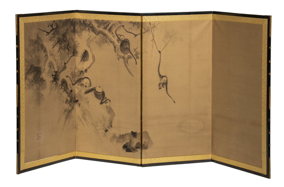 1930S JAPANESE LOW FOUR FOLD