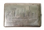 1930S SILVER CIGARETTE CASE PE