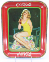 1932 COCA COLA GIRL IN BATHING