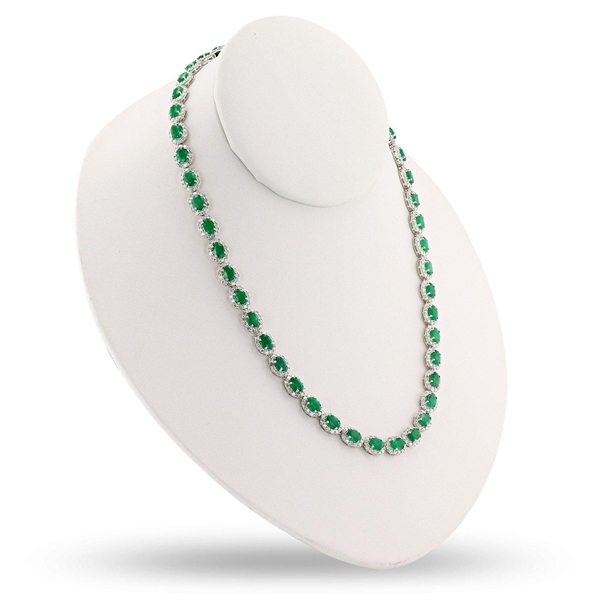 19.32ctw emerald and 10.31ctw