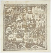 1933 CHICAGO WORLD'S FAIR SILK