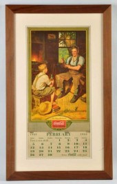 1933 Coca-Cola Calendar. <br /