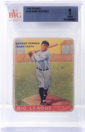 1933 GOUDEY BASEBALL #133 BABE