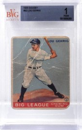 1933 GOUDEY BASEBALL #92 LOU G