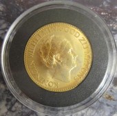 1933 NETHERLANDS TEN GULDEN GO