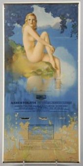 1933 Rolf Armstrong Nude Calen