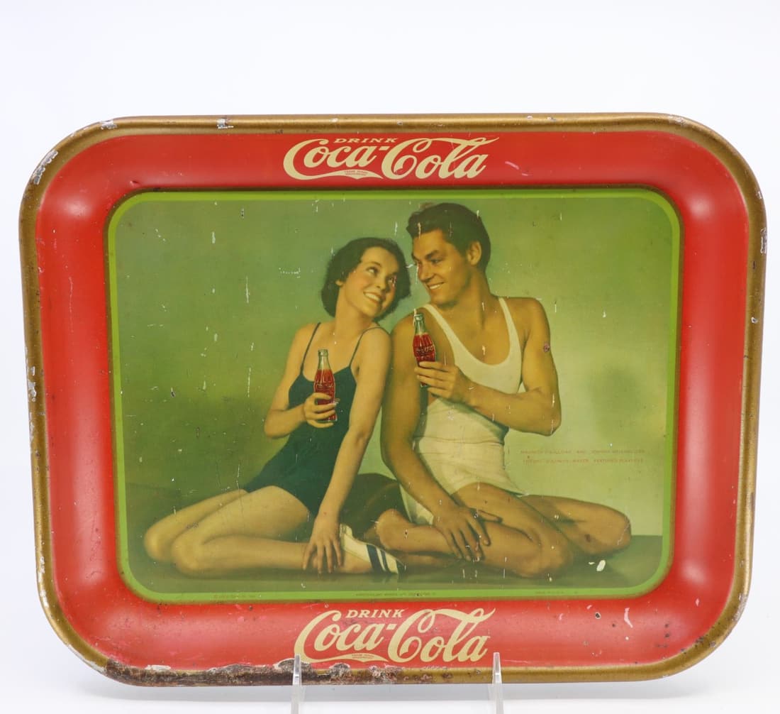 1934 COCA COLA TARZAN TRAY,