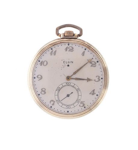 1934 ELGIN GRADE 495 WATCH W/ 10K