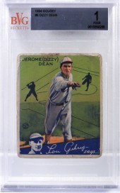 1934 GOUDEY BASEBALL #1 DIZZY