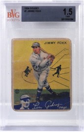 1934 GOUDEY BASEBALL #1 JIMMY