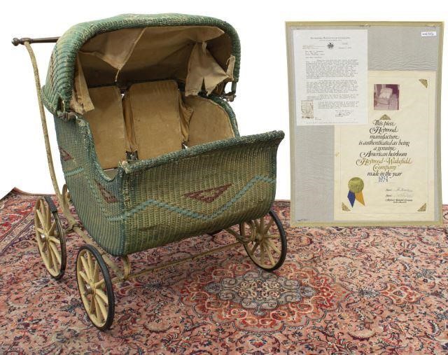 1934 HEYWOOD-WAKEFIELD TWIN BABY
