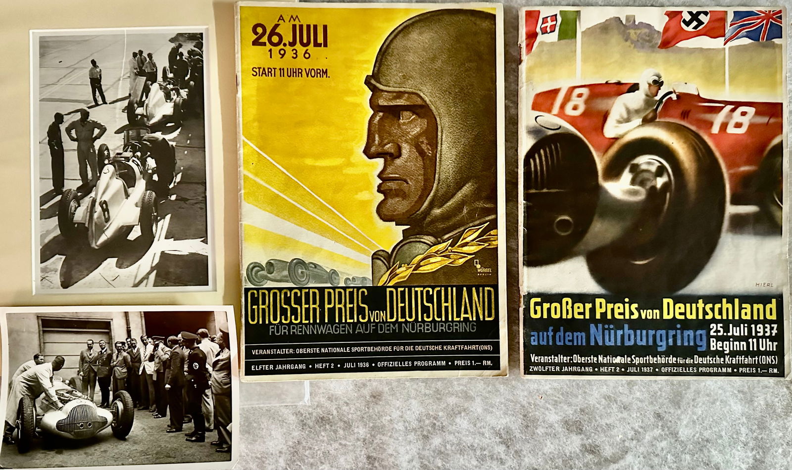 1936 AND 1937 GERMAN GP RACE