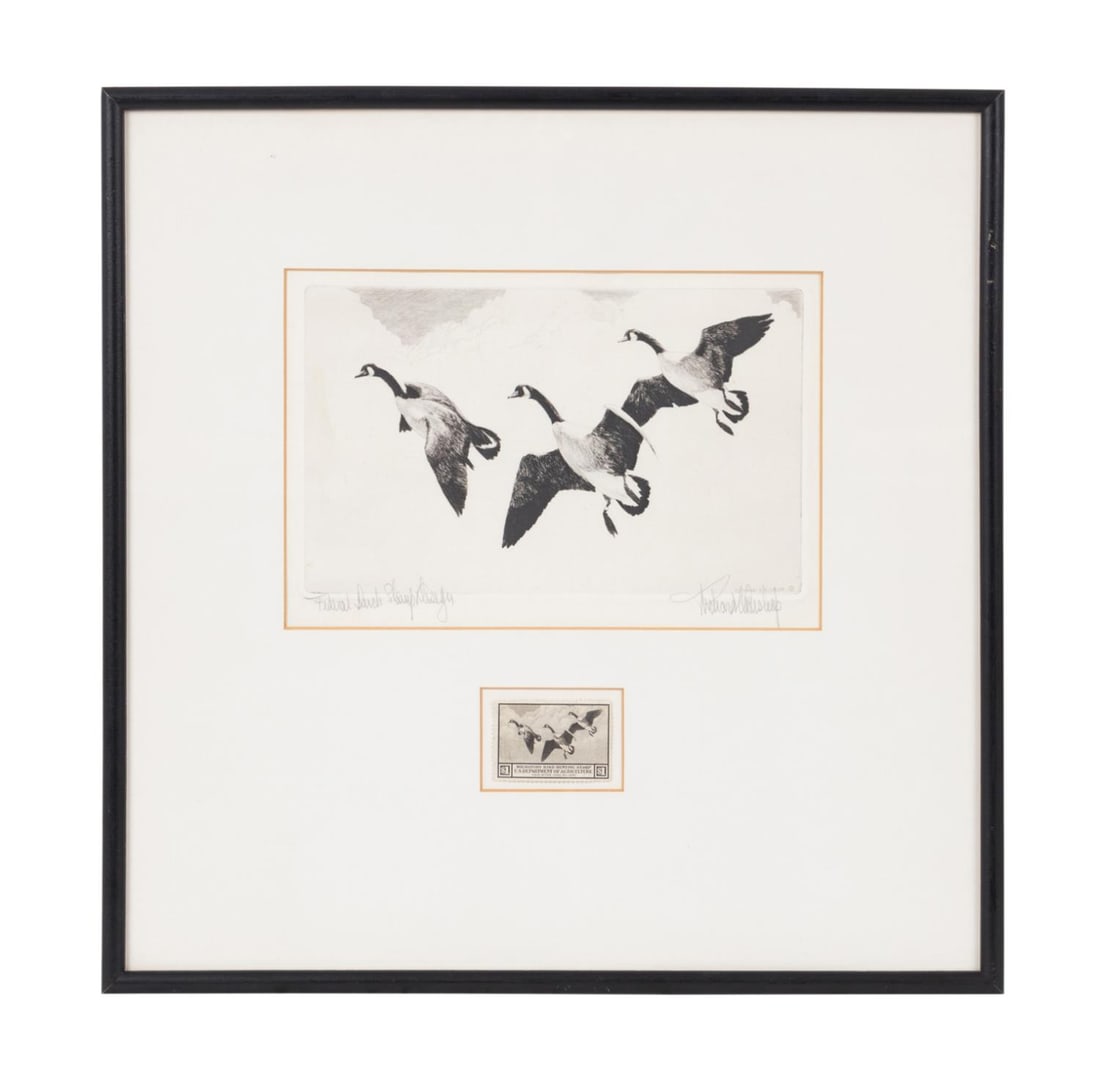 1936 FEDERAL DUCK STAMP PRINT AND
