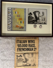 1936 VANDERBILT NY RACE ITEMS