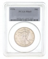 1936 WALKING LIBERTY HALF DOLL