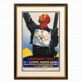 1936 WINTER OLYMPICS POSTER, G