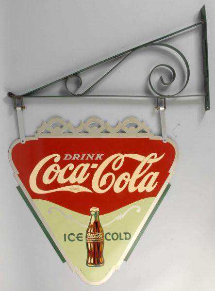 1937 Coca-Cola 2-Sided Triangle