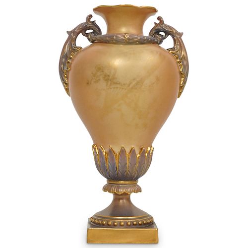 1937 ROYAL WORCESTER GILT PORCELAIN