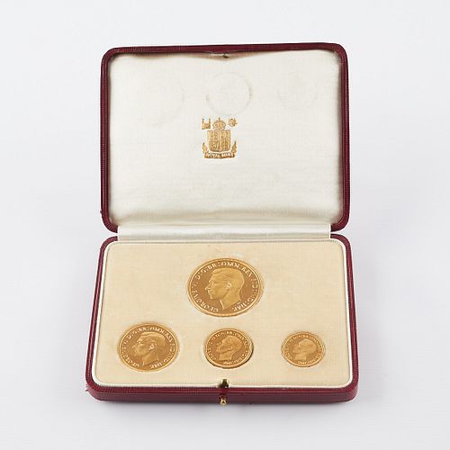 1937 SOVEREIGN SET GEORGE VI 22K