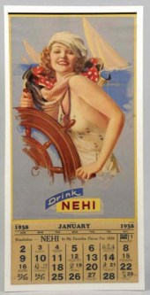 1938 Nehi Calendar By Rolf Arm
