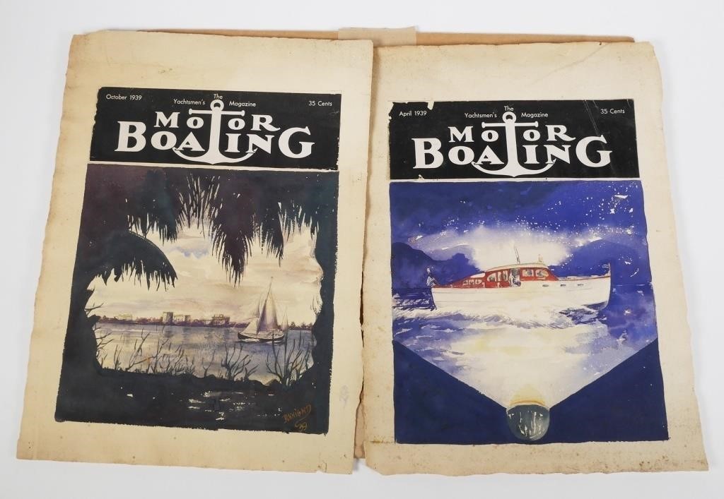 1939 MOTOR BOATING MAGAZINE