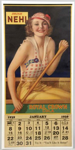 1939 RC Cola & Nehi Calendar. 