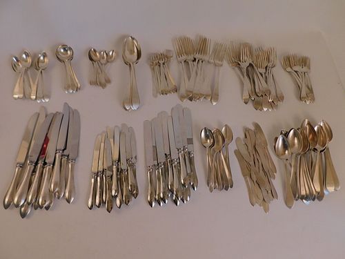 194 PC. STERLING POINTED ANTIQUE