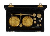 1940-50S PORTABLE BRASS JEWELR