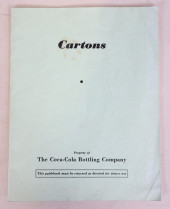 1940 CARTONS COCA COLA EMPLOYE