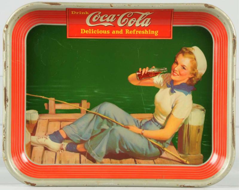 1940 Coca-Cola Serving Tray. 
