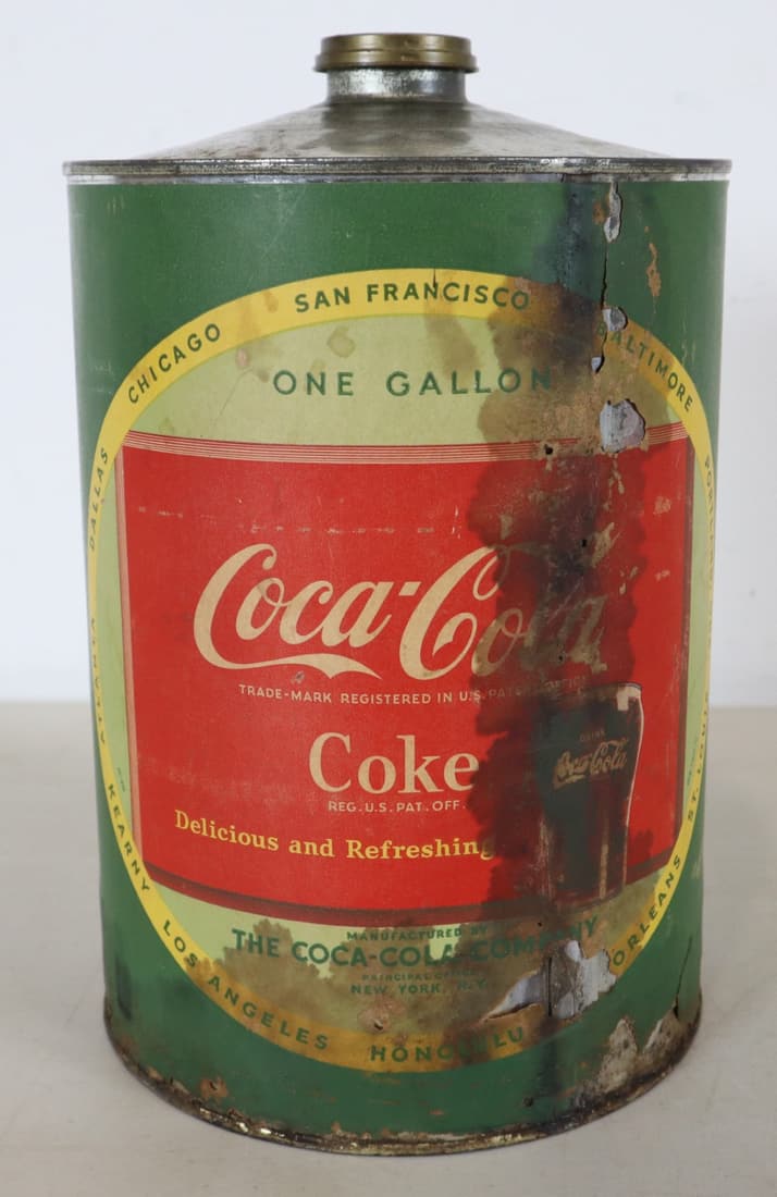 1940'S COCA COLA 1 GALLON CONE