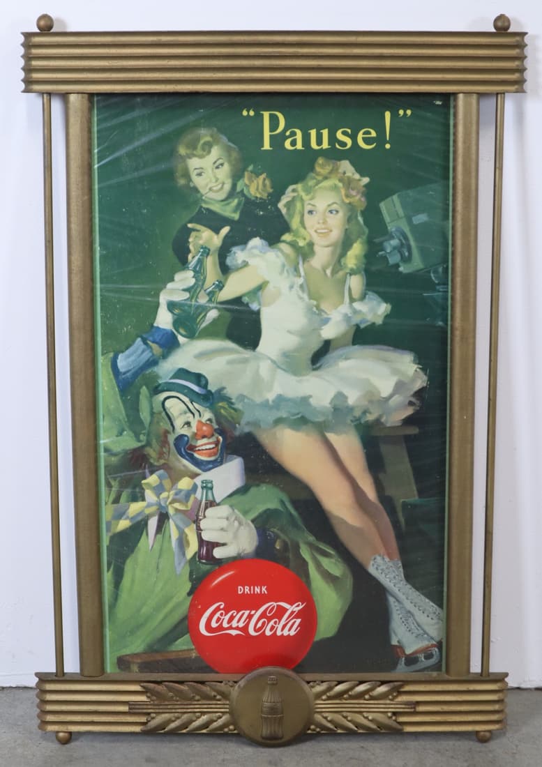 1940'S KAY DISPLAYS PAUSE! COCA