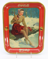 1941 COCA COLA SKATER GIRL TRA