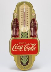 1941 COCA COLA TIN THERMOMETER
