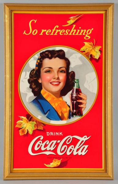 1941 Coca-Cola Vertical Poster. 