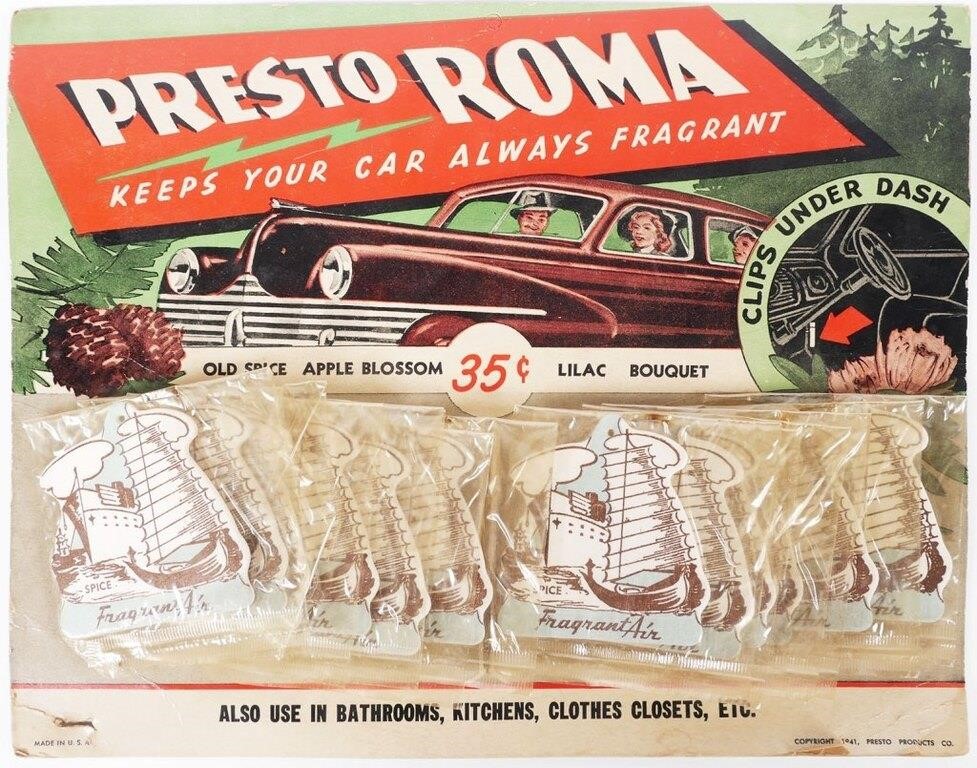 1941 PRESTOROMA ADVERTISING