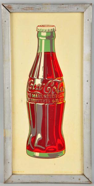1941 Tin Coca-Cola Sign. 