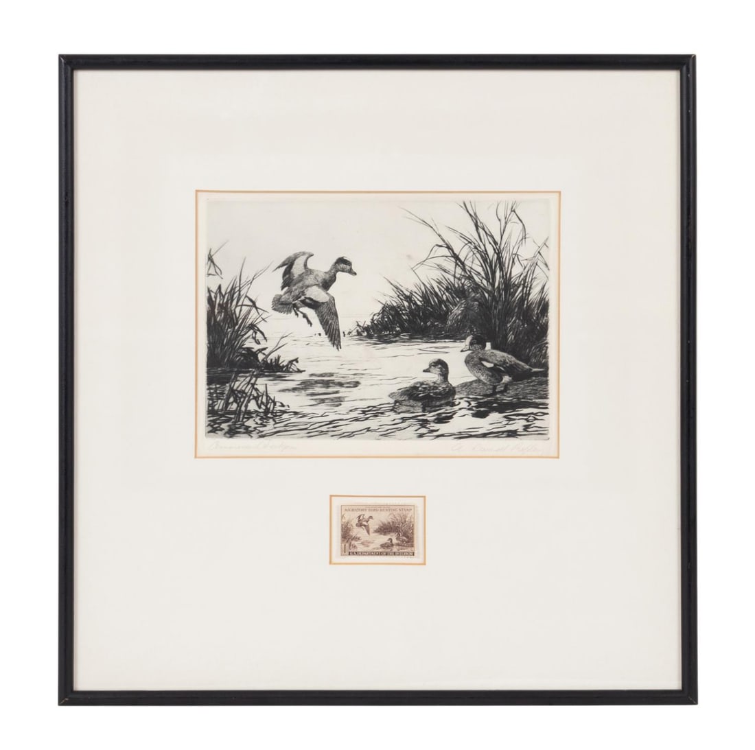 1942 FEDERAL DUCK STAMP PRINT AND