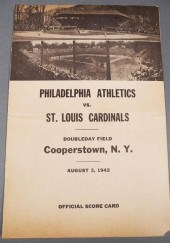 1942 PHILADELPHIA VS CARDINALS