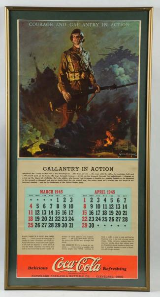 1945 Coca-Cola Bottler's Calendar.