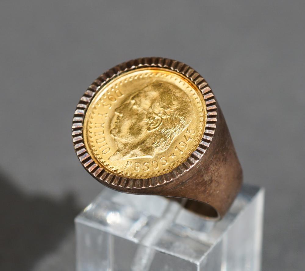 1945 MEXICAN 2-1/2 PESOS GOLD