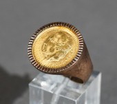 1945 MEXICAN 2-1/2 PESOS GOLD