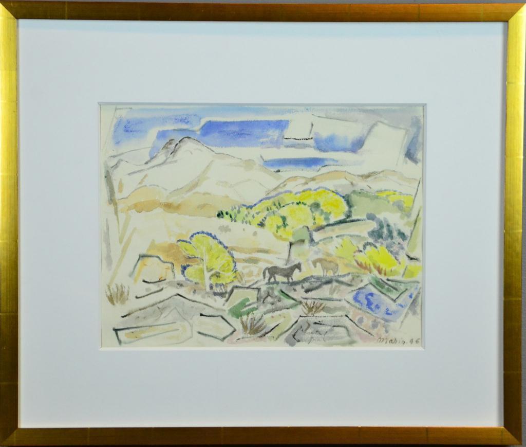 1946 John Marin Mixed Media